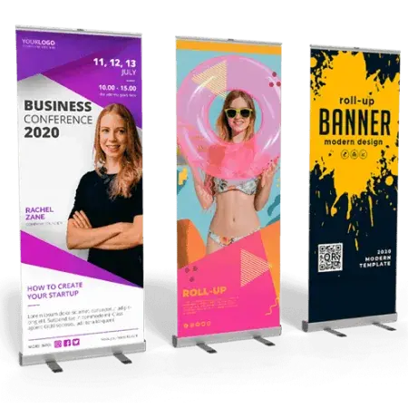Same Day Roller Banners available as Passion Print
